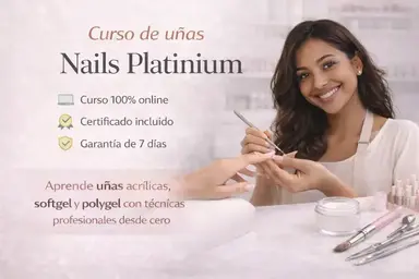 Imagen referencial de manicure y extensiones de uñas
